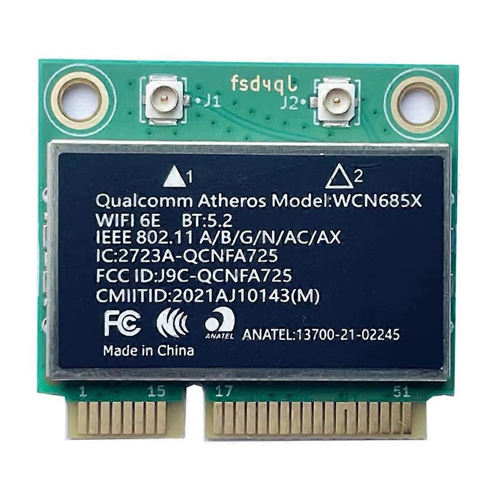 Qualcomm Wcn685x Qcnfa725 Nfa725 Wifi6e Bt5.2 Mini Pci-e Wi-fi-karte Für Laptops (windows 10/11 Kompatibel)