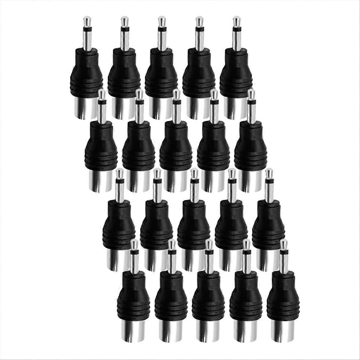 Tv-antennenadapter: 20 Mono-stecker (3,5 Mm) Auf 9,5 Mm Buchse (trs Auf Iec-buchse).