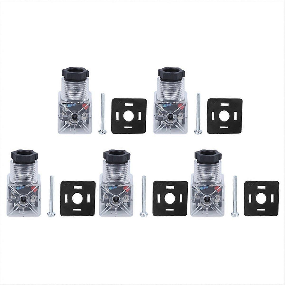 Satz Mit 5 Magnetspulen Für Hydraulische Magnetventile, 24-v-gleichstromnetzteil, Universelles Zubehör