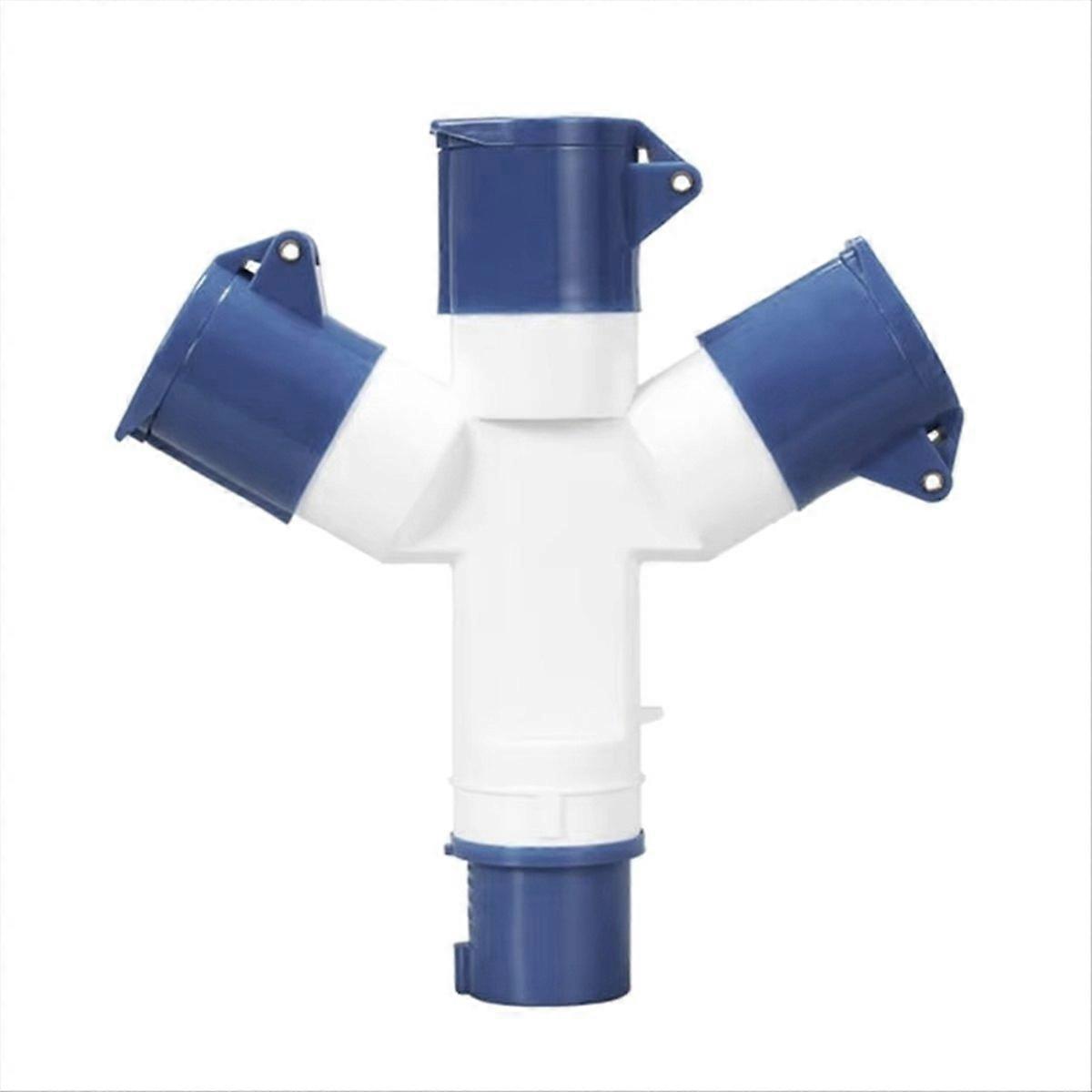 Ip44 Wasserdichte, Industrietaugliche Y-förmige Steckdose, 3-polig, 16 A, Multifunktional, Dreiwegestecker, Drehstromversorgung