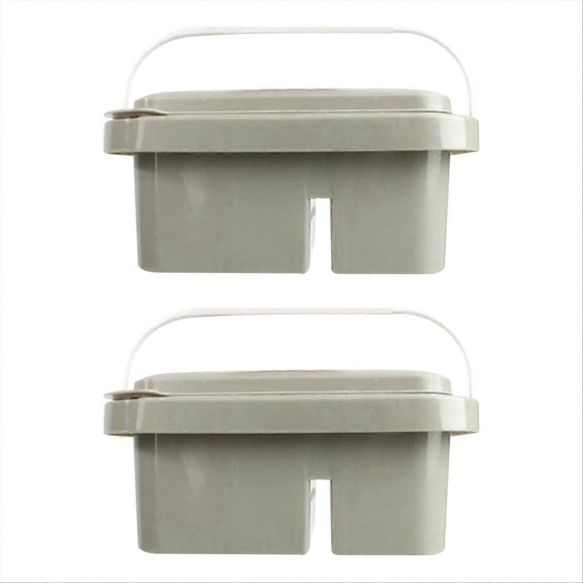 Set Mit 2 Tragbaren Multifunktionsbürsten
