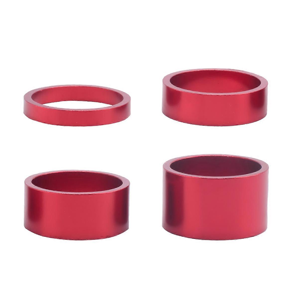 Satz Mit 4 Lenkkopf-distanzstücken Aus Aluminiumlegierung, 5/10/15/20 Mm, Rot