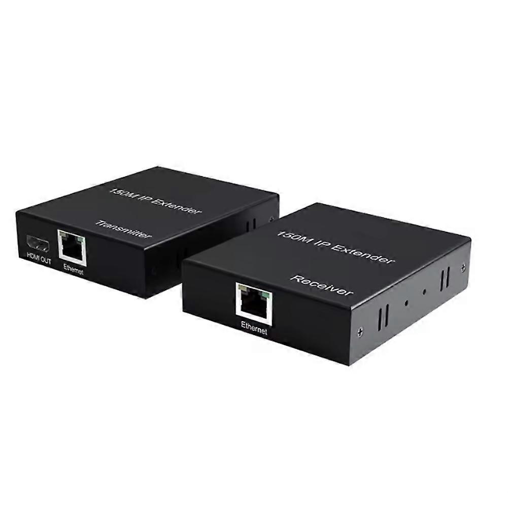 150 M Hdmi-kompatibler Ip-extender, Hdmi-kompatibler Ethernet-extender, 1:n-übertragung Über Ethernet-switch, Eu-stecker