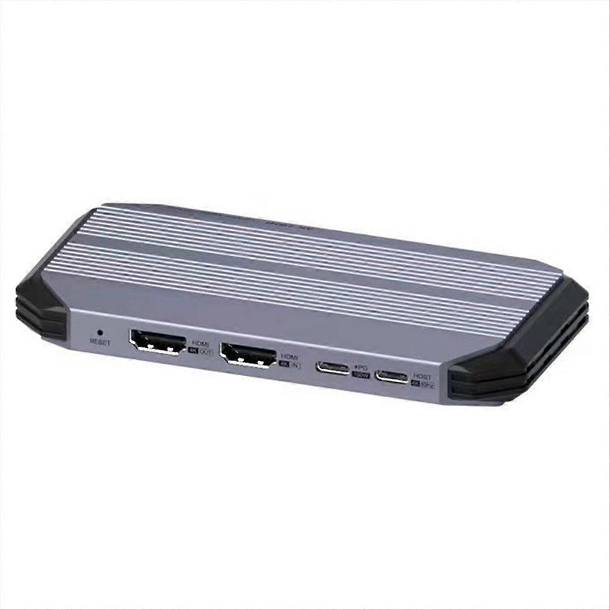 4k-60hz-videoaufnahmekarte Für Streaming Und Gaming, Hdr 4k 60 Fps, Vrr-passthrough, 100w Pd-netzteil Für Switch/4-kamera
