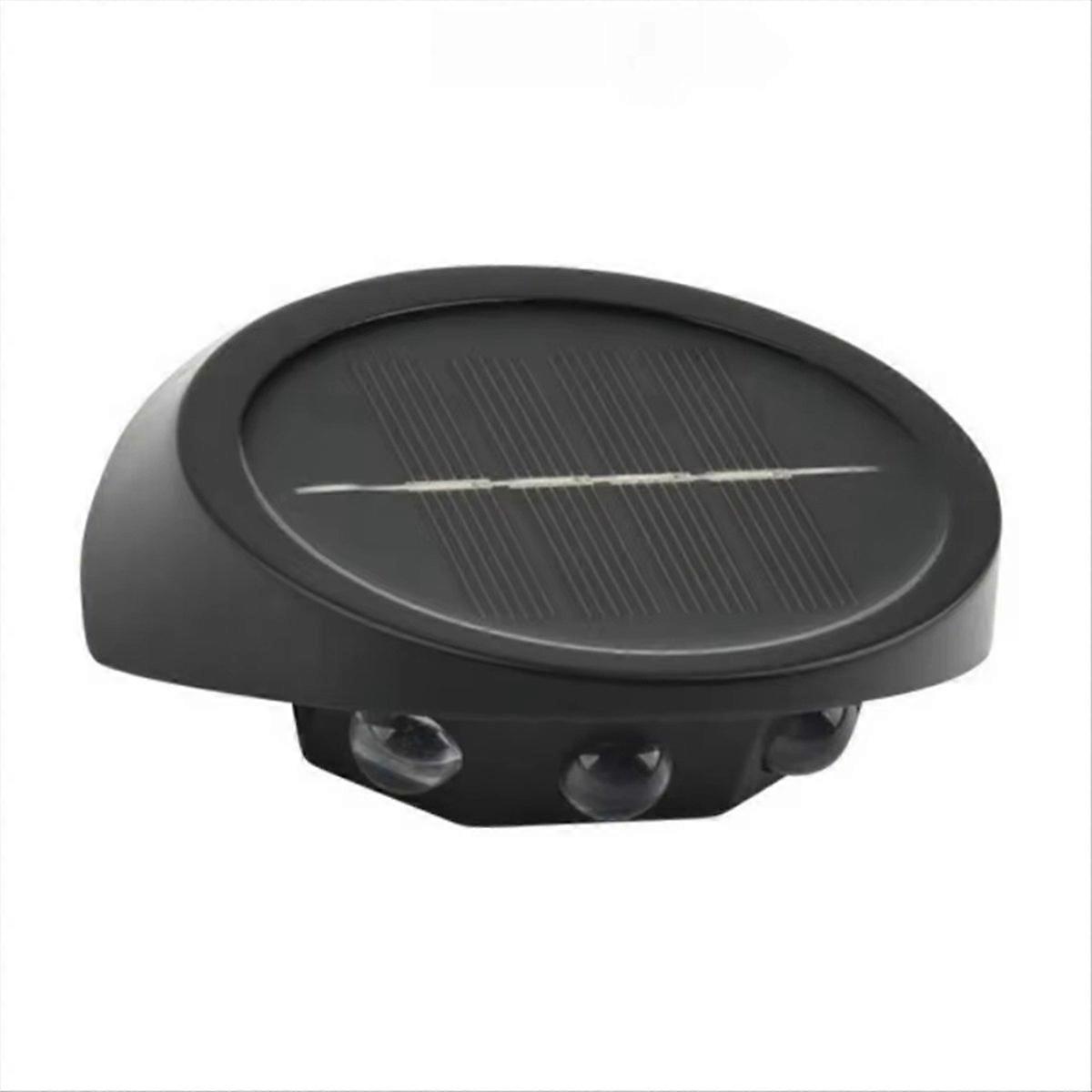 Wasserdichte Solar-wandleuchten, 3 Led-außenzaunleuchten Für Garten Und Hof, Energieeffiziente Wandbeleuchtung A