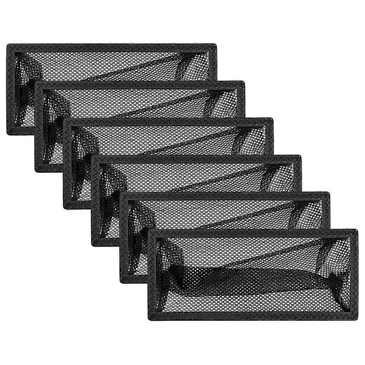 Schutzgitter Für Bodenlüftungsgitter, Set Mit 6 Maschenfiltern (10 X 25 Cm), Abdeckung Für Bodenlüftungsgitter