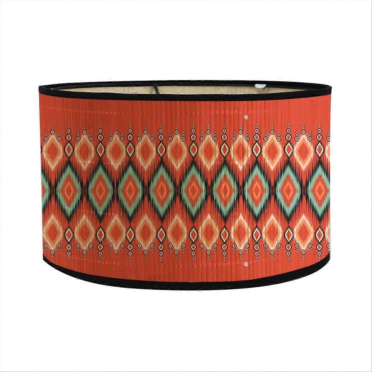 Ovaler Bedruckter Lampenschirm 30x30x20cm Im Vintage-stil G