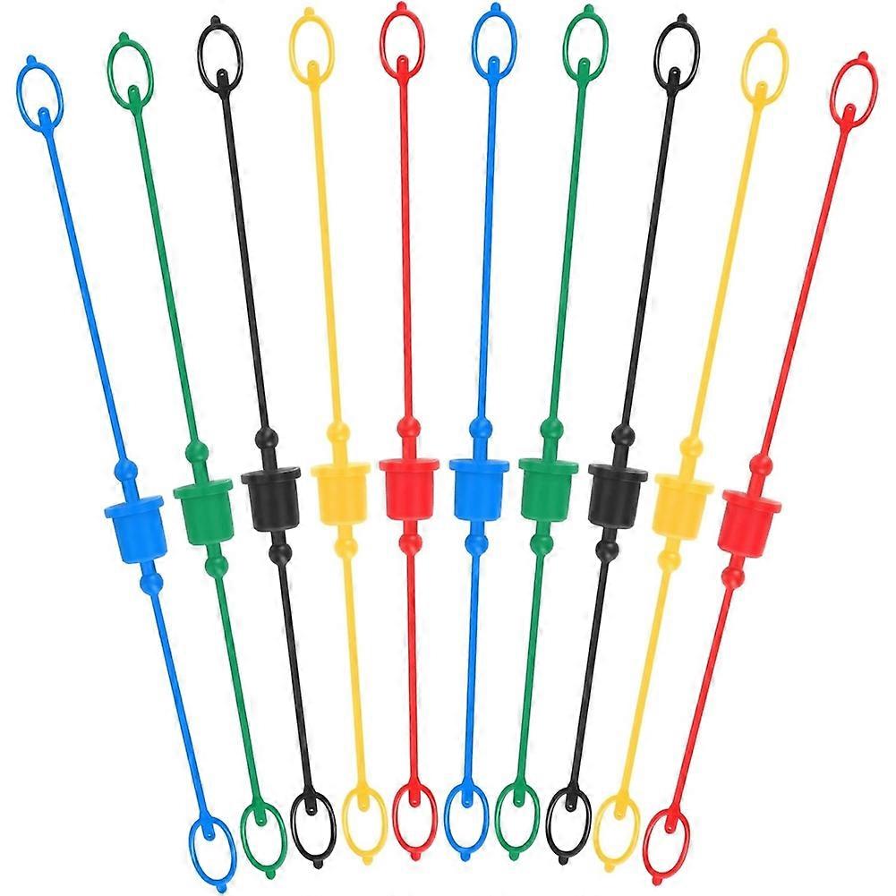 Set Mit 10 Hydraulik-staubkappen Und -stopfen, Schnellanschlussabdeckung, Staubkappe Für 1/2-zoll-flachschlauch