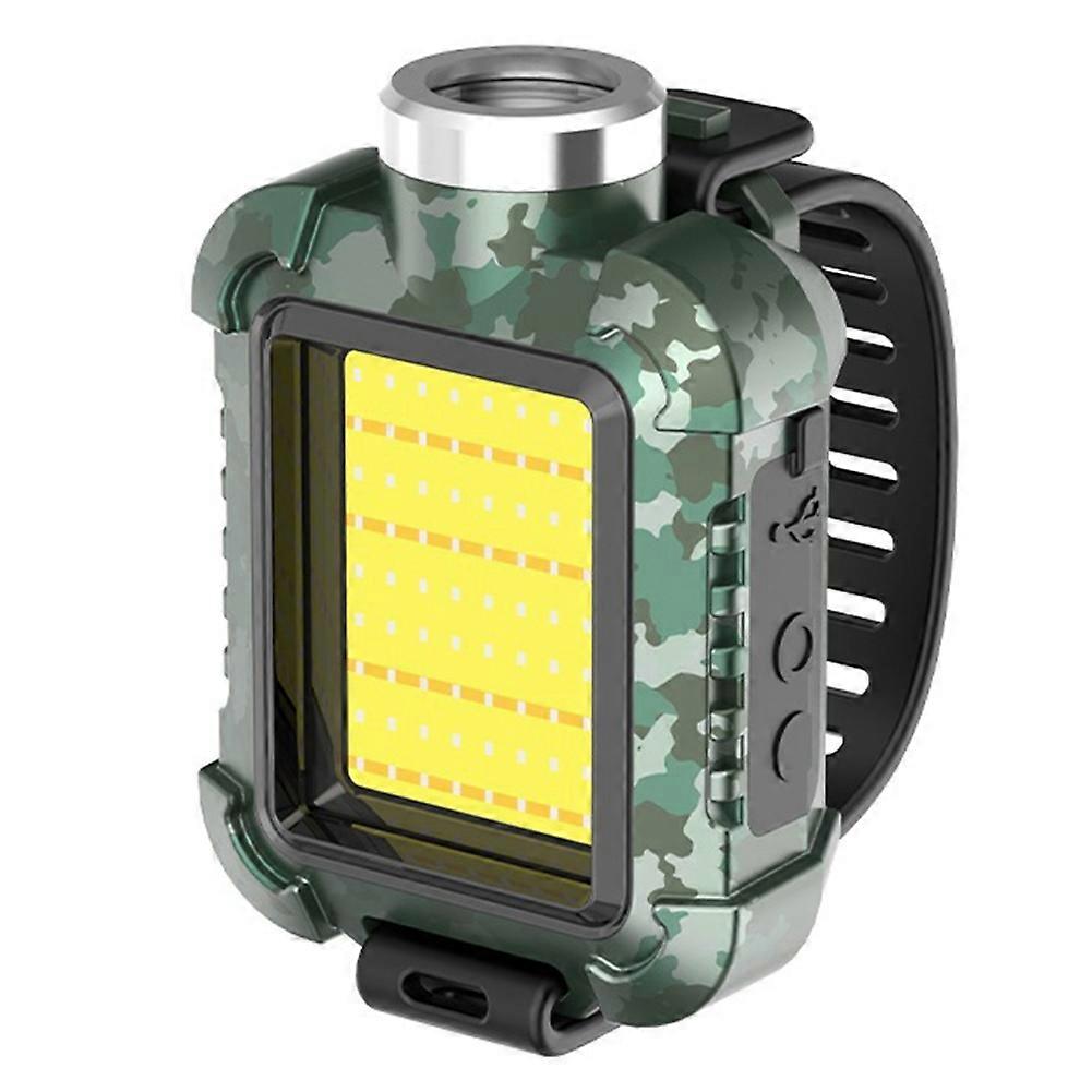Wiederaufladbare Led-taschenlampe Fürs Handgelenk, Wasserdicht (ipx5), 3 Leuchtmodi Und Sos-funktion. Ideal Für Camping Und Radfahren. Umweltfreundlich.