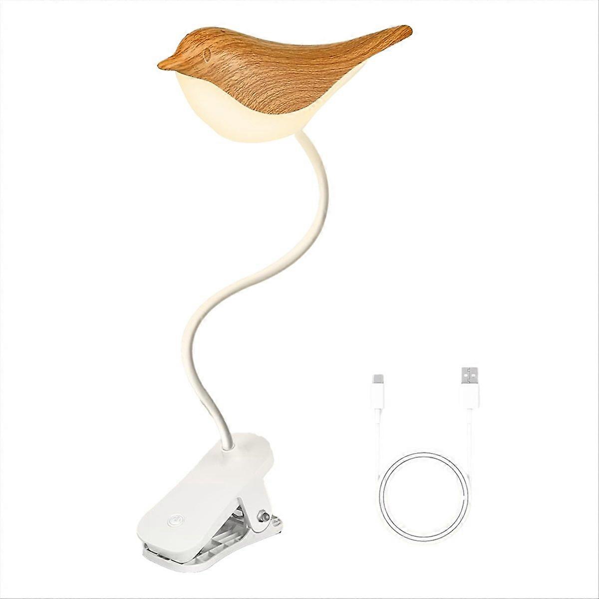 Miniatur-vogellampe, Kabelloses Und Dimmbares Vogel-nachtlicht, Wiederaufladbare Tisch- Und Schreibtischlampe Mit Touch-steuerung (usb).