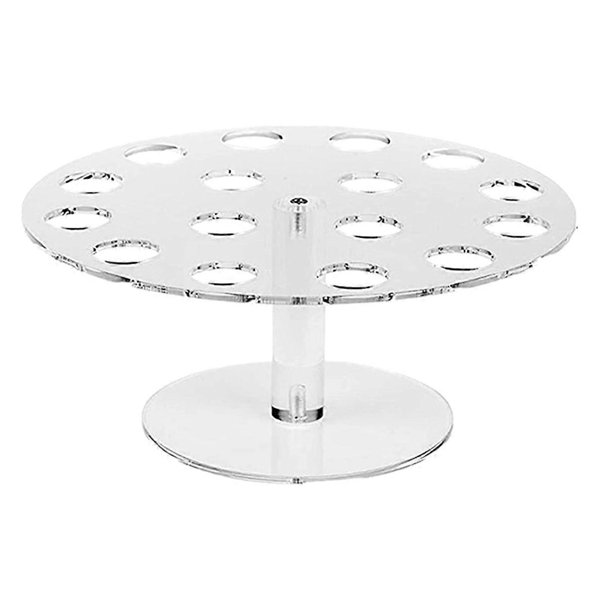 Eiscreme- Und Waffelständer Aus Acryl, 16 Löcher, Transparent, Für Bäckereien, Hochzeiten, Partys, Buffets, Konditoreien