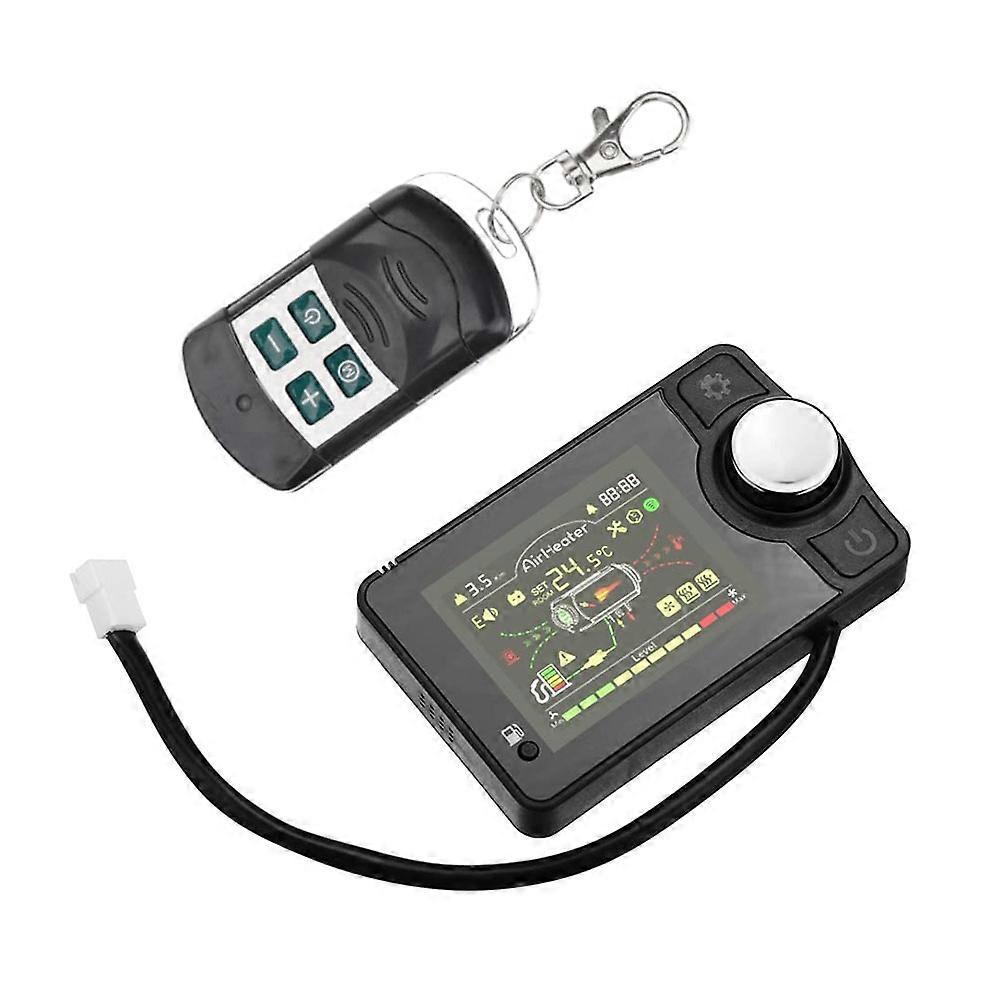 Universelle 12v/24v-digitalsteuerplatine Mit Großem Lcd-bildschirm Und Fernbedienung Für Standheizungen In Autos. Zubehör Im Lieferumfang Enthalten.