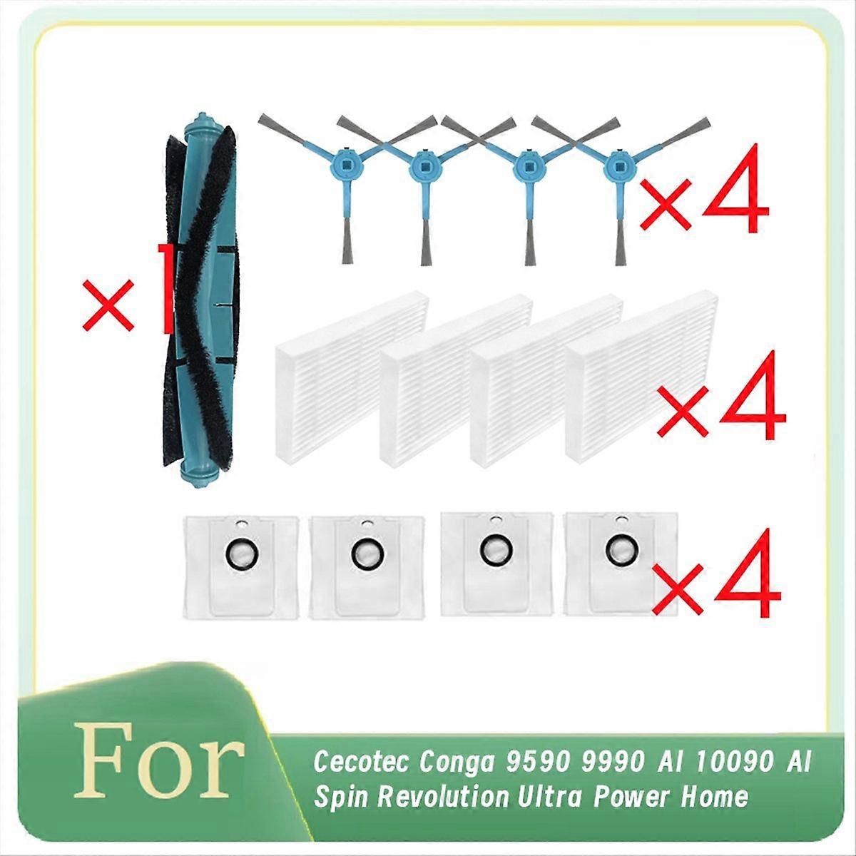 13-teiliges Set Für Die Ultra Power Revolution Saugroboter 9590, 9990 Ai Und 10090 Ai: Ultra-zubehör
