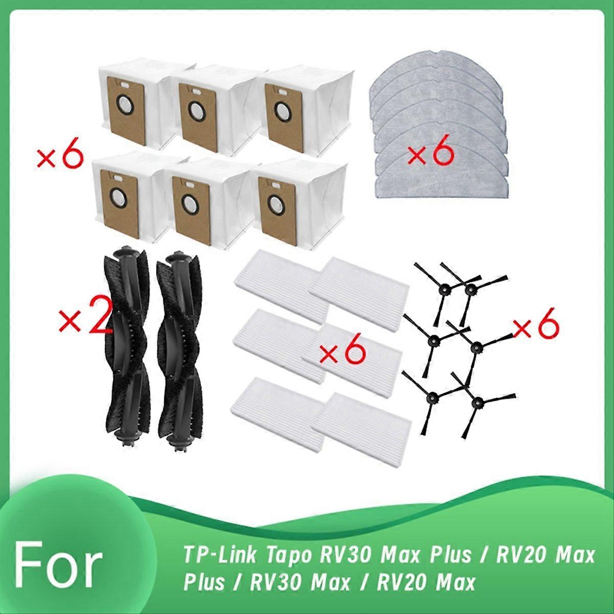 Für Die Saugroboter Rv20 / Rv30 / Rv30 Max / Rv20 Max: Seitenbürste, Reinigungsfilter Und Staubbeutel