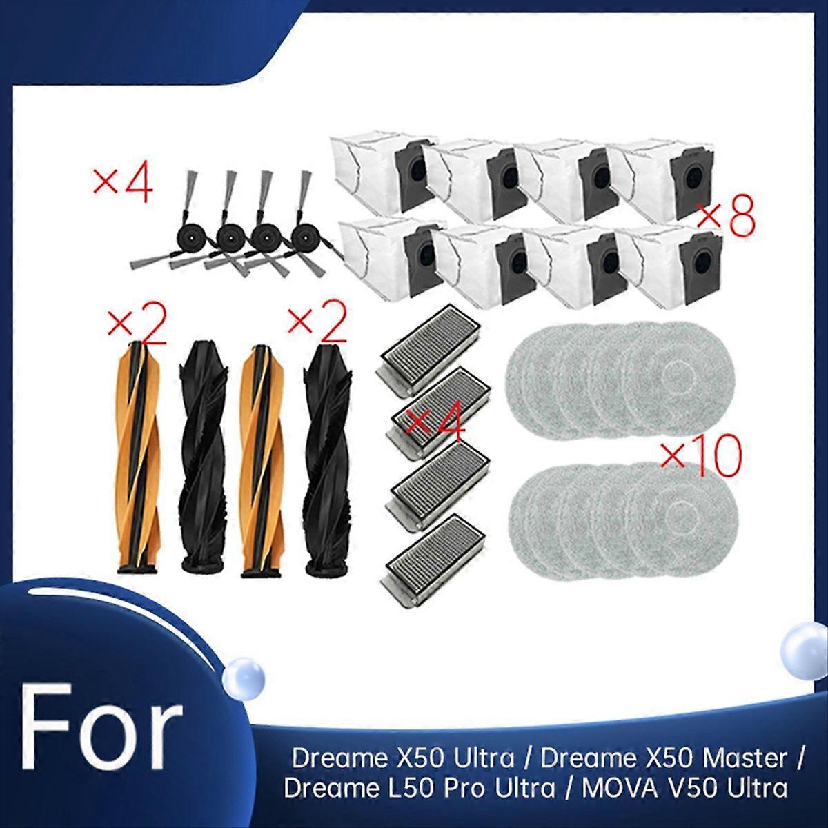 Set Mit 30 Zubehörteilen Für Die Staubsauger X50 Ultra / X50 Master / L50 Pro Ultra / V50 Ultra