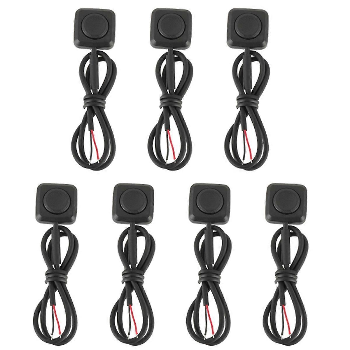 Set Mit 7 Momenttaster-ein/ausschaltern 12v/24v, Mini-drucktaster Für Autohupe, Industrielle Steuerung