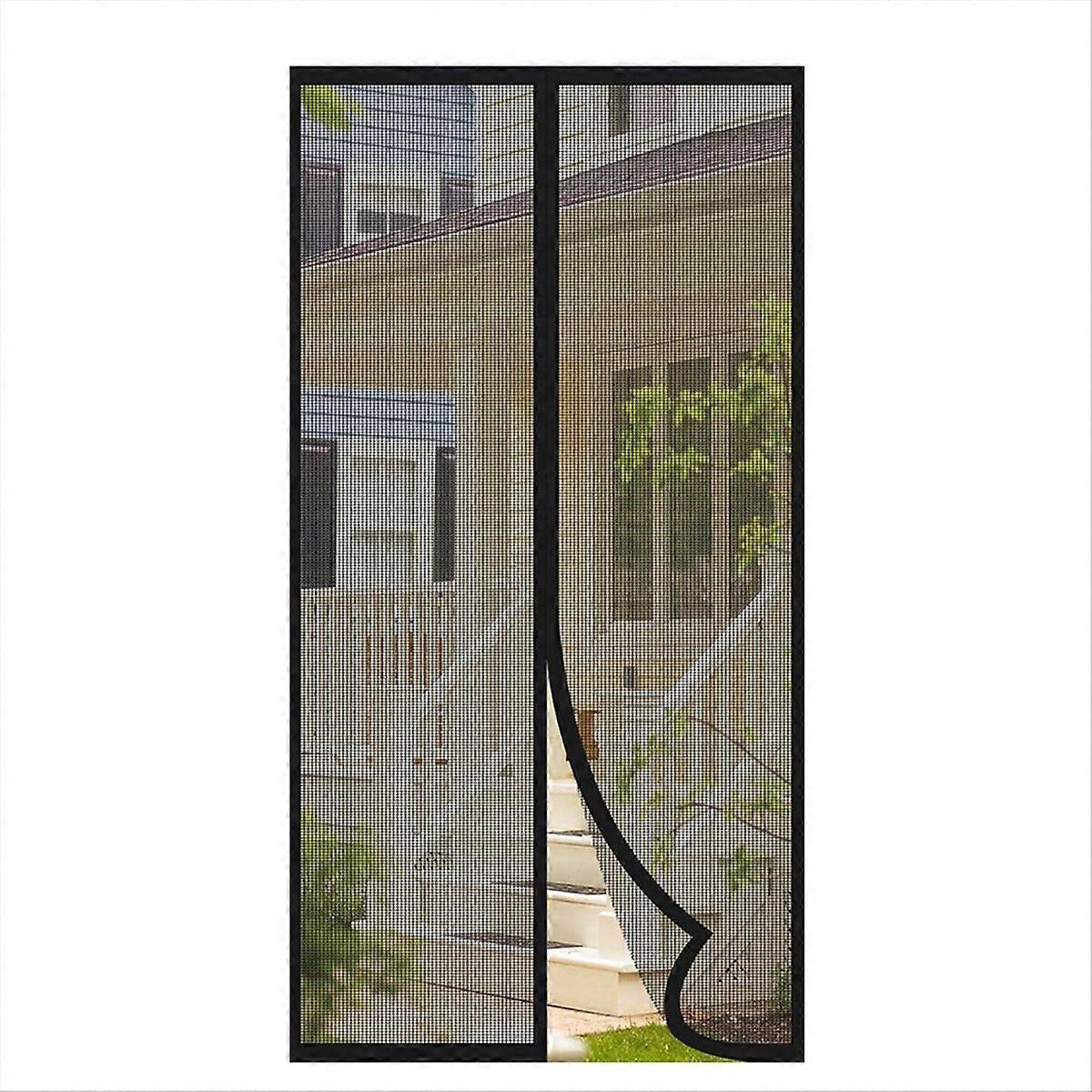 Magnetische Fliegengittertür – Passend Für Türen 86 Cm X 208 Cm, Selbstschließendes Netzgewebe, Verbessertes Polyester