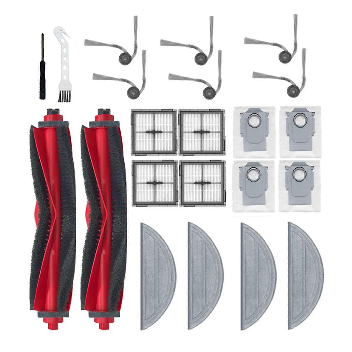 Set Mit 22 Ersatzteilen Für Wischköpfe, Filter Und Staubbeutel Für Staubsauger Q10 / Q10+
