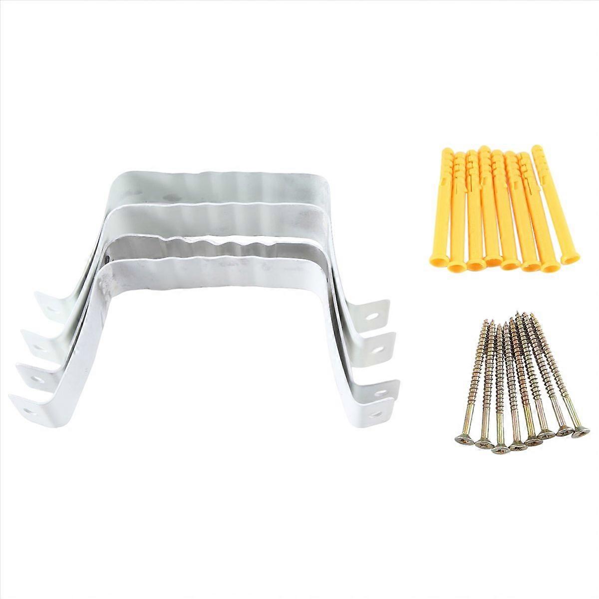Dachrinnen-fallrohradapter, 3x4 Führungsband (4er-pack) (weiß)
