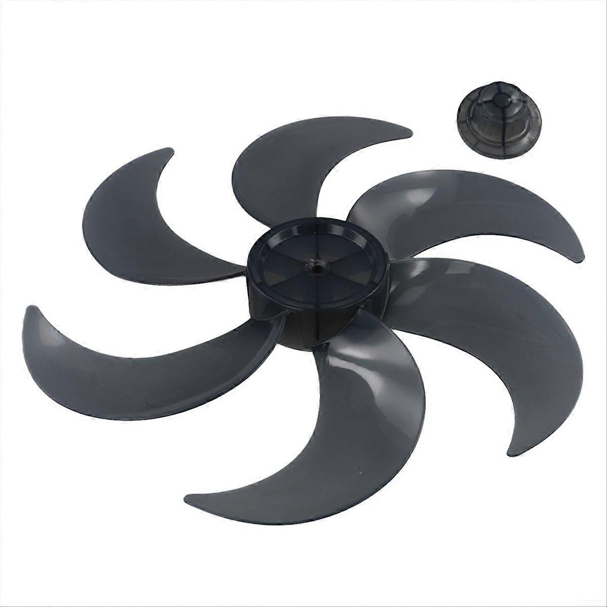 Kunststoff-ventilatorflügel Mit Mutterabdeckung, Universelles Und Geräuscharmes Ersatzteil Für Standventilatoren, Tischventilatoren Und Tischlüfter.