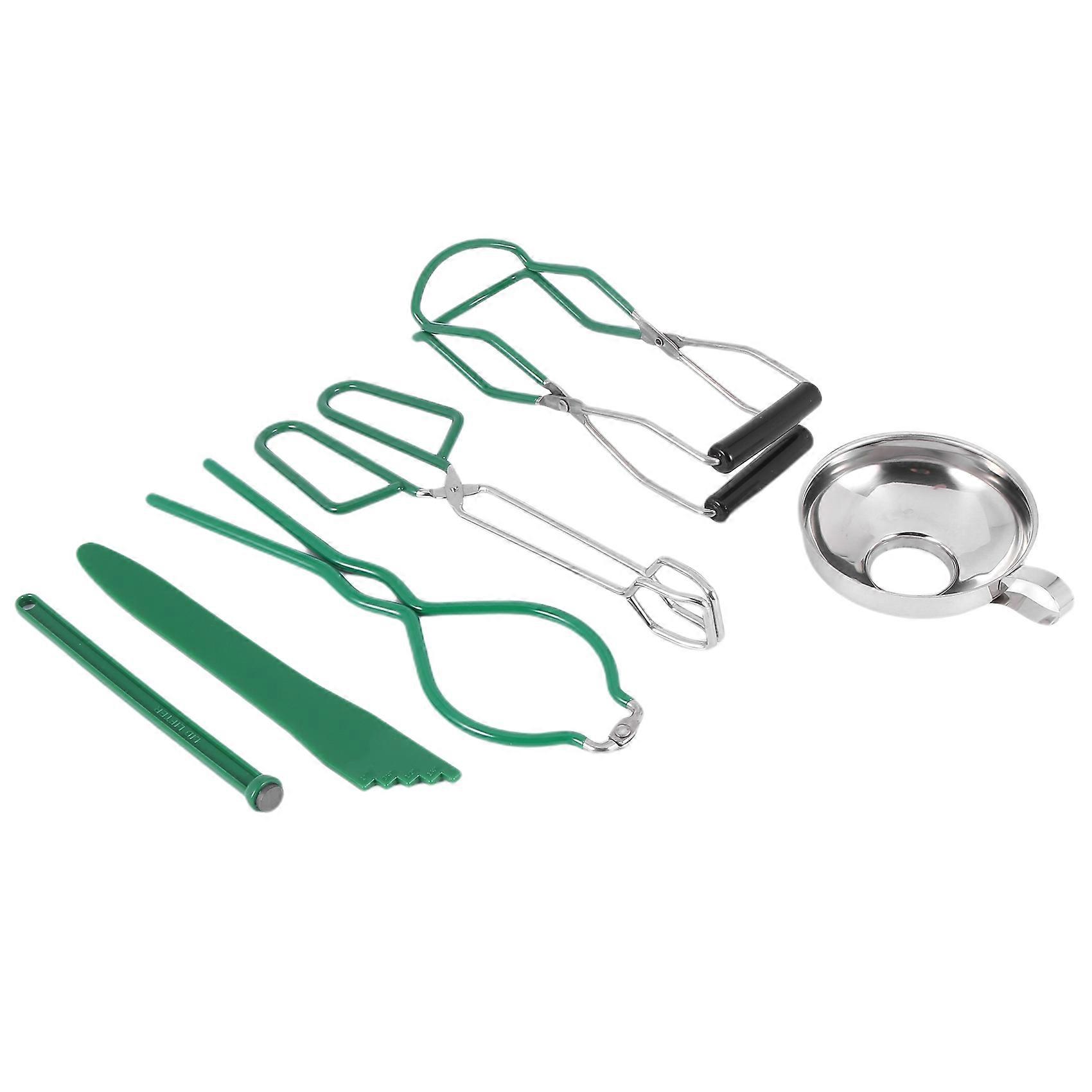 6-teiliges Einmachzubehör-set: Glaszange, Einmachtrichter, Küchenhelfer