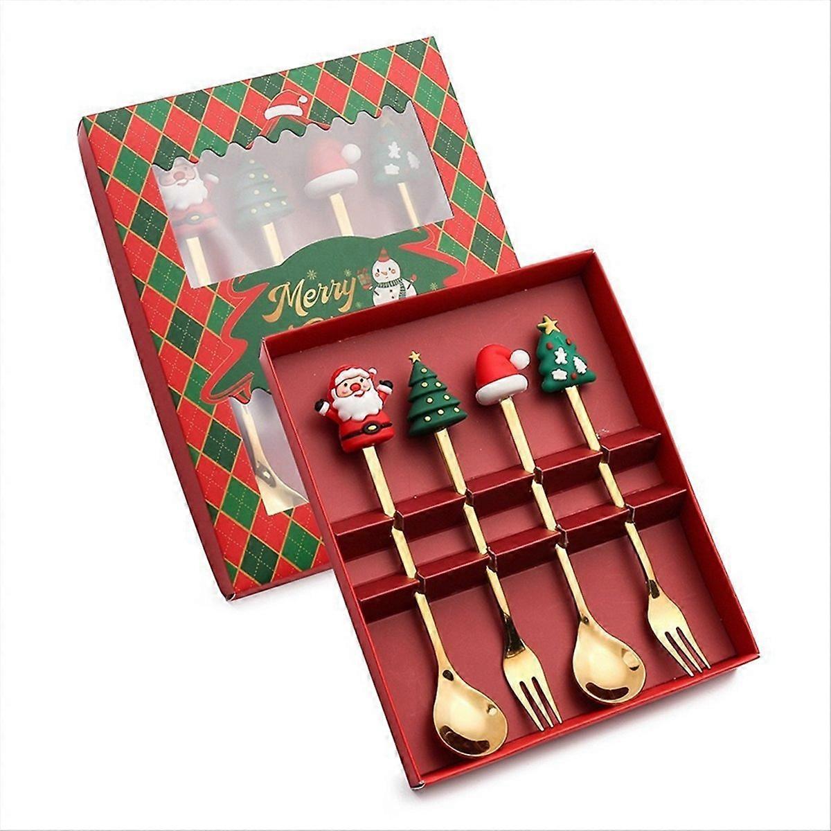 Weihnachtsgeschenkset, Geschirr (löffel Und Gabel), Geschirrset B