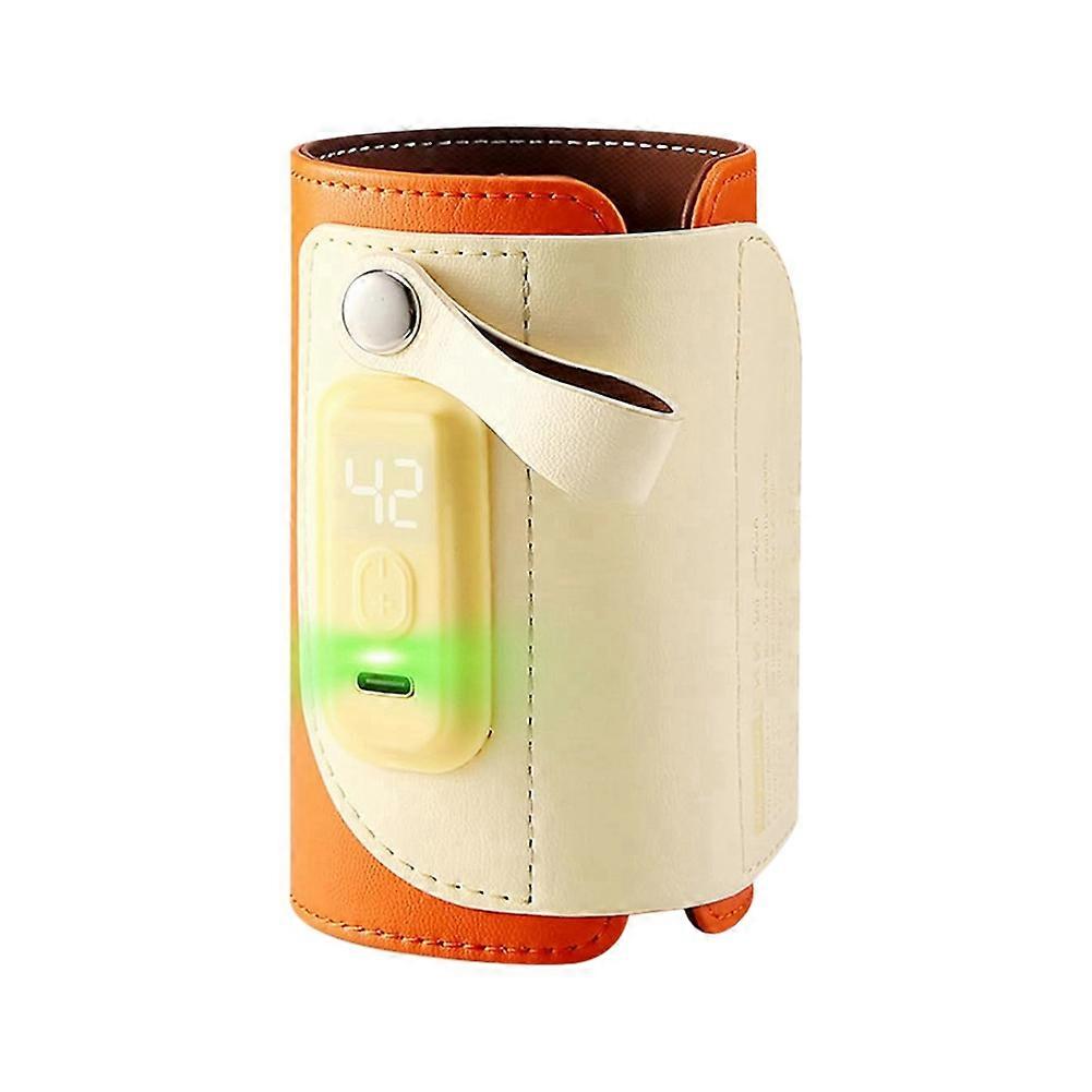 Tragbarer Flaschenwärmer, Isolierte Flaschentasche Mit Schnellladefunktion Und Led-anzeige Für Zuhause, Familie Und Reisen (us-stecker).