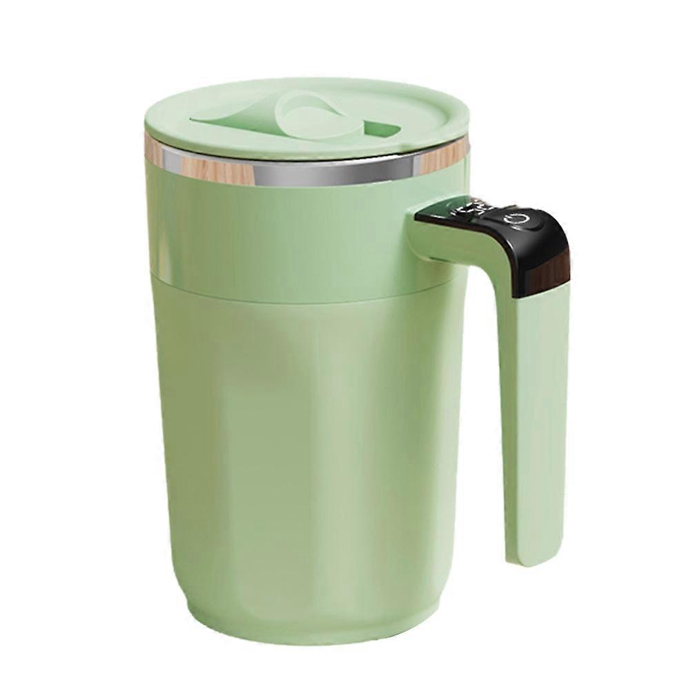 Intelligenter 400-ml-kaffeebecher Mit Led-temperaturanzeige, Hergestellt Aus Edelstahl 316 Und Mit Einem Magneten Zum Umrühren Des Kaffees.