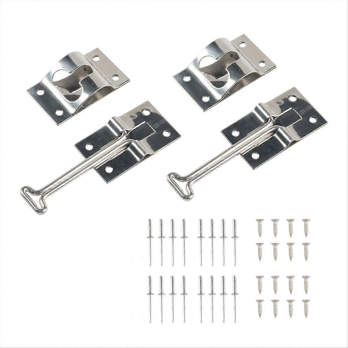 Wohnmobil-türstütze, Verbesserter Geräuschloser Anhängertürverschluss, 10 Cm (4 Zoll)