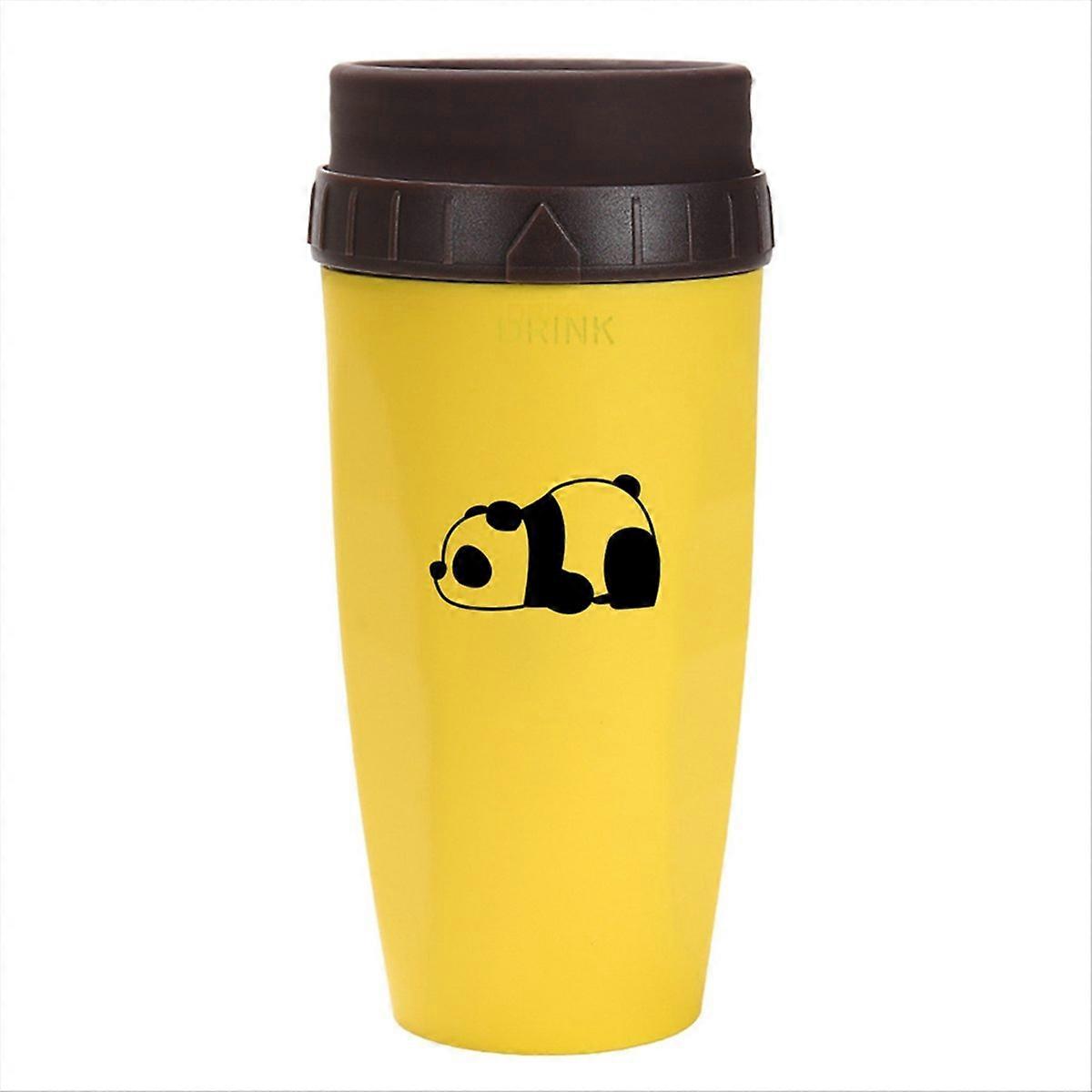 French Twist Becher, Becher Für Kaltgetränke (kaffee, Saft), Panda-strohhalmbecher