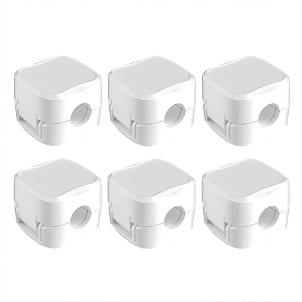 Magnetische Kabelbinder Mit Weißer Haken- Und Clipverriegelung, Die Keine Spuren Hinterlassen.