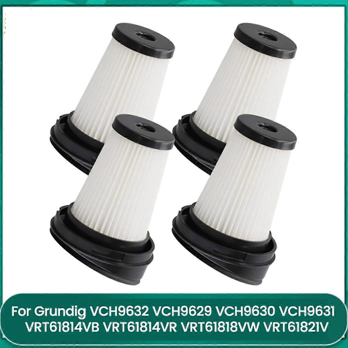 Packung Mit 4 Waschbaren Filtern Für Staubsauger Vch9632, Vch9629, Vch9630, Vch9631, Vch9932 Und Vrt61814vb/vrt61814vr