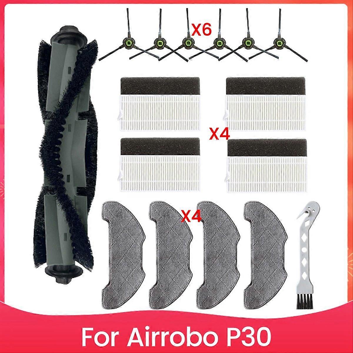 Set Mit 16 Hauptbürsten, Seitenbürsten Und Hepa-filtern Für Den Saugroboter P30
