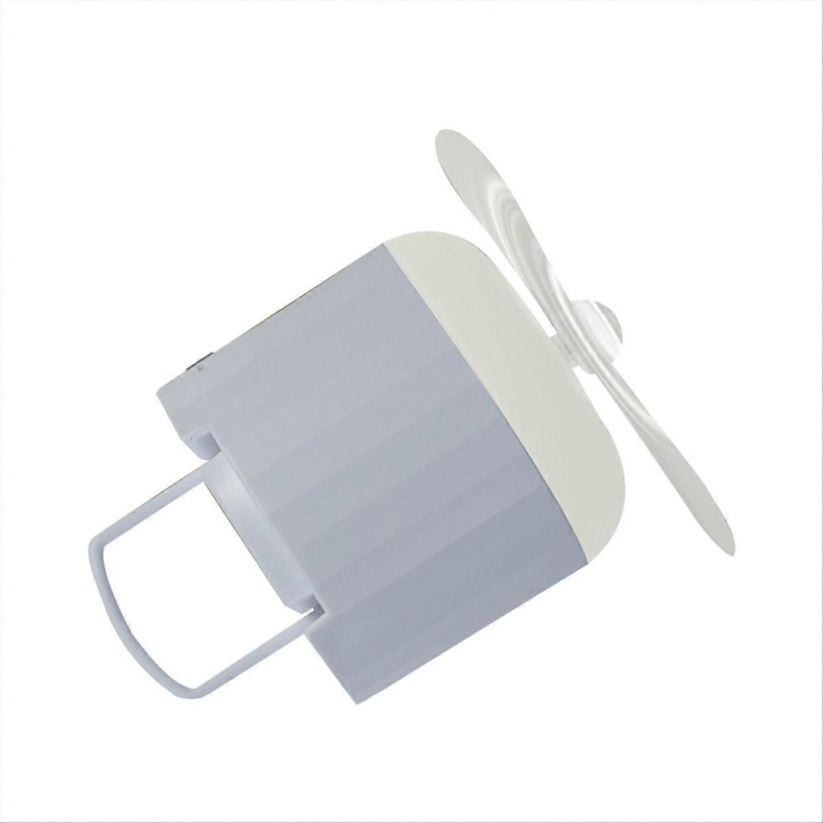 Usb-wiederaufladbarer Campingventilator Mit Licht A
