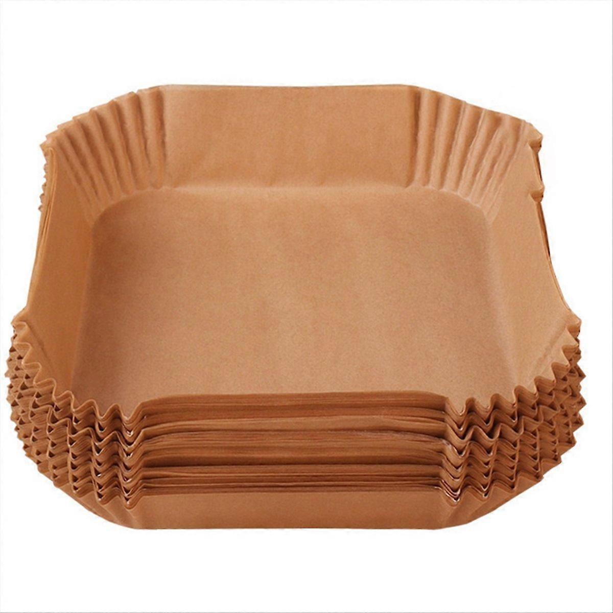 Spezialpapier Für Heißluftfritteusen, Silikonpapier, Ölabsorbierendes Papier, Lebensmittelechte Papierdichtung, Haushalts-pappteller B