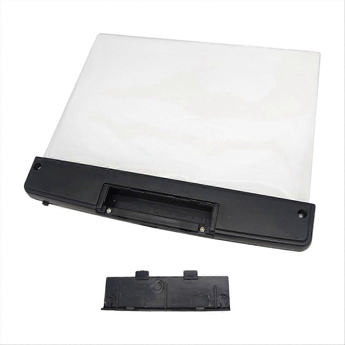 Flache Led-leselampe Mit Nachtsichtfunktion Und Augenschutz, Schwarz