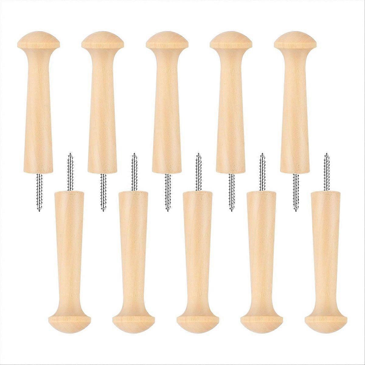 Packung Mit 10 Holzschrauben Für Haken Im Shaker-stil
