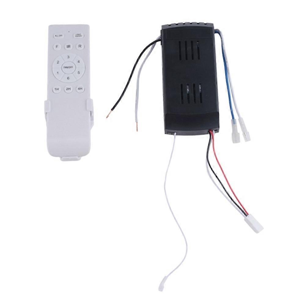 Packung Mit 10 Universalfernbedienungen Für 40-w-deckenventilatoren, 6 Geschwindigkeitsstufen Und Timer, Kompatibel Mit Dc-deckenventilatoren Und -leuchten.