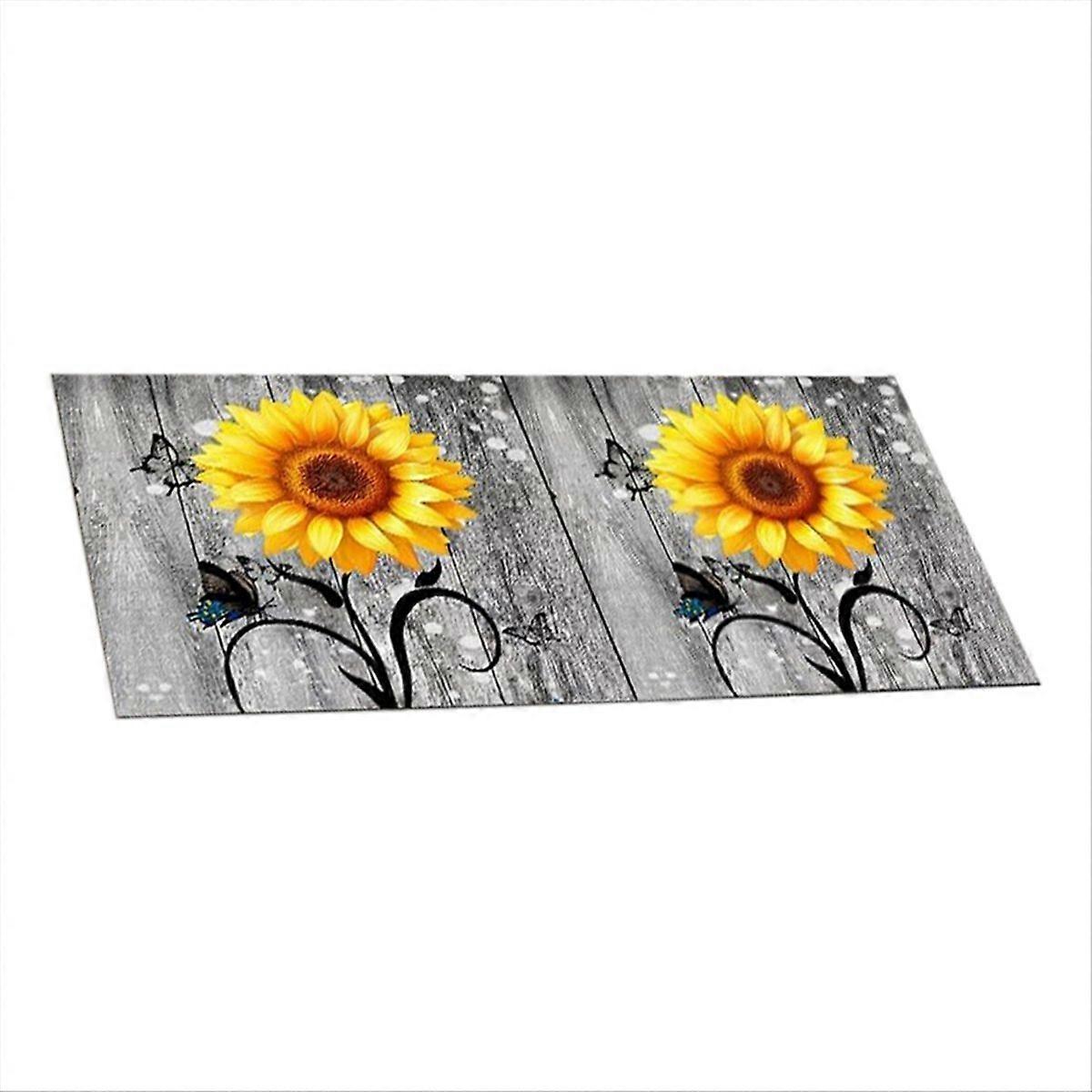 Staubschutzmatte Mit Blumenmuster Für Waschmaschine Und Trockner.