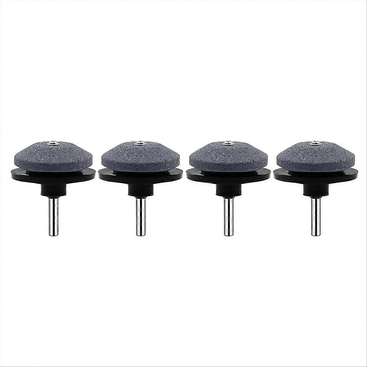 Messerschärfer Für Rasenmähermesser (4er-set), Schwarz