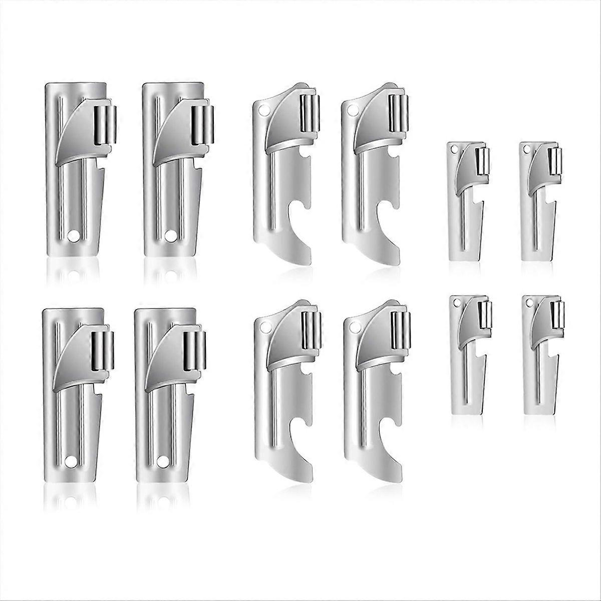 Set Mit 12 Dosenöffnern, Camping-dosenöffner Mit Schlüsselanhängern, P-38, P-51 Und P-57