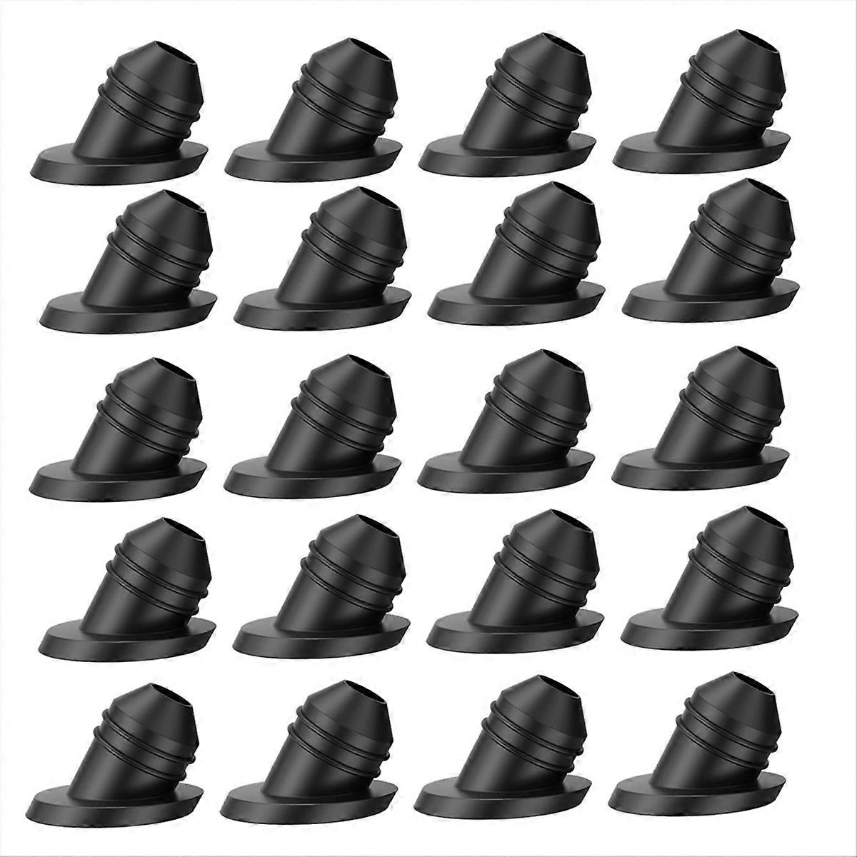 100 Gummitüllen Mit 30-grad-winkel Für 1/8", 5/32" Und 3/16" Metall-schutzplankenseile.