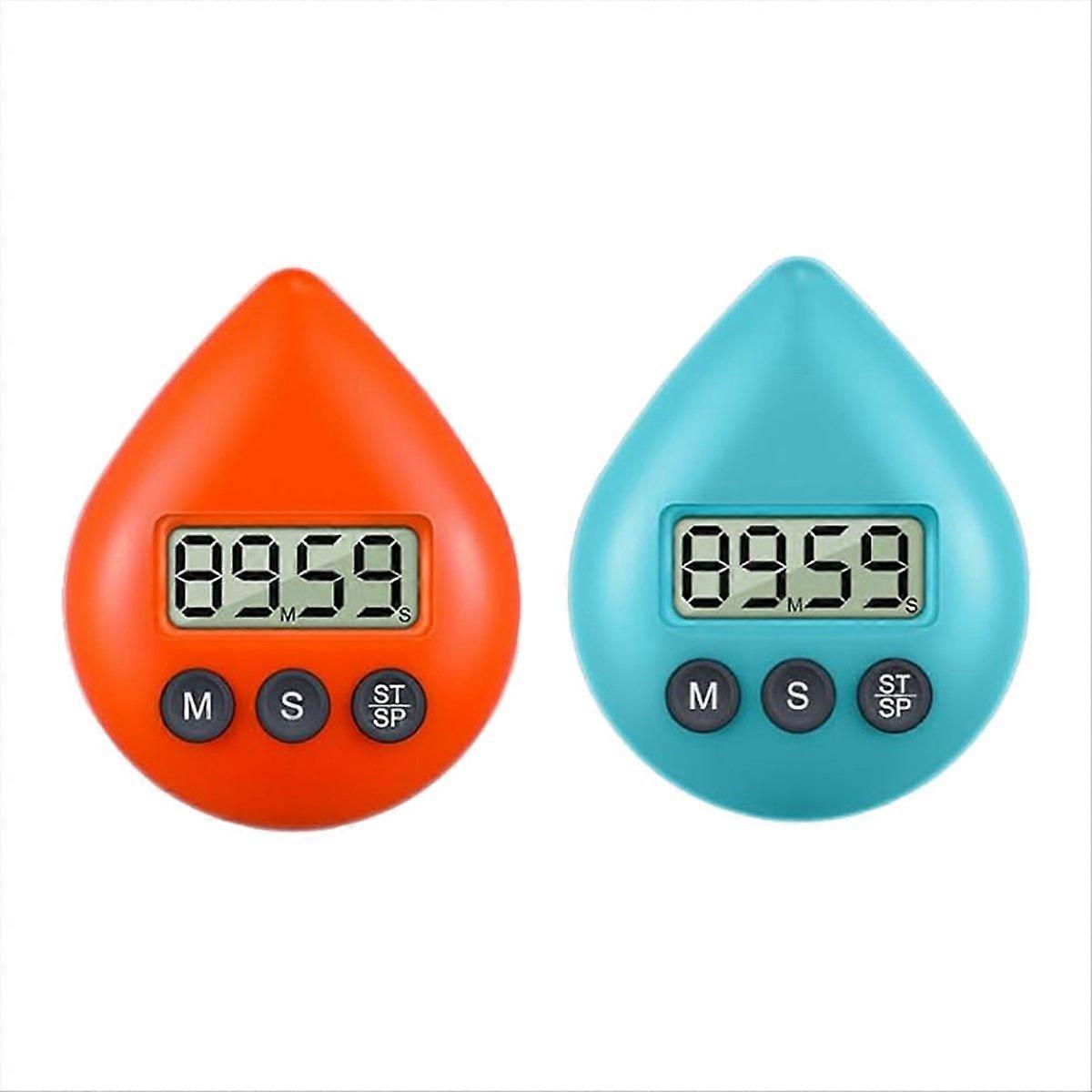Geräuschloser, Wasserdichter Duschtimer Mit Magnetischer Rückseite Und Batteriebetrieb