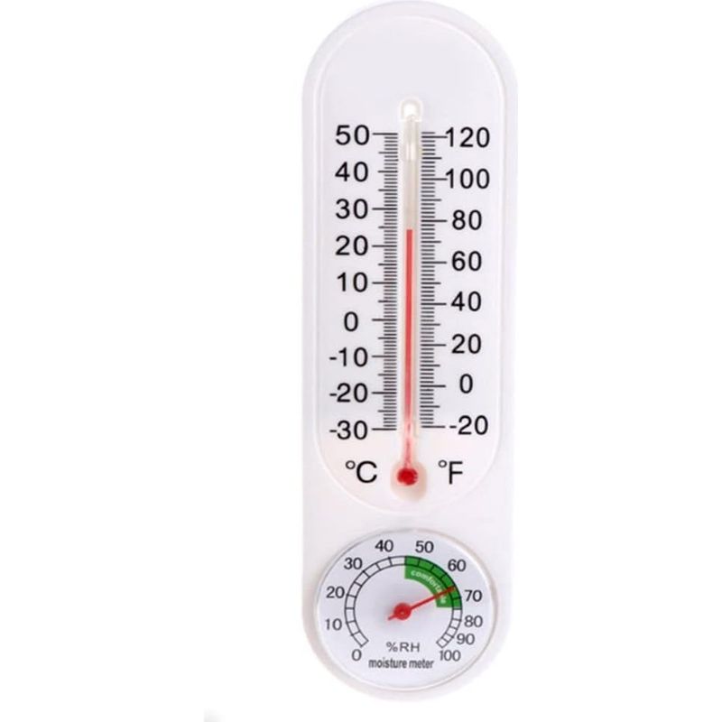 Hygromètre De Thermomètre À Effet De Serre, Thermomètre Min Max Min Classic Design Garden Plant Température Numérique Température Humidité Mur Hacc