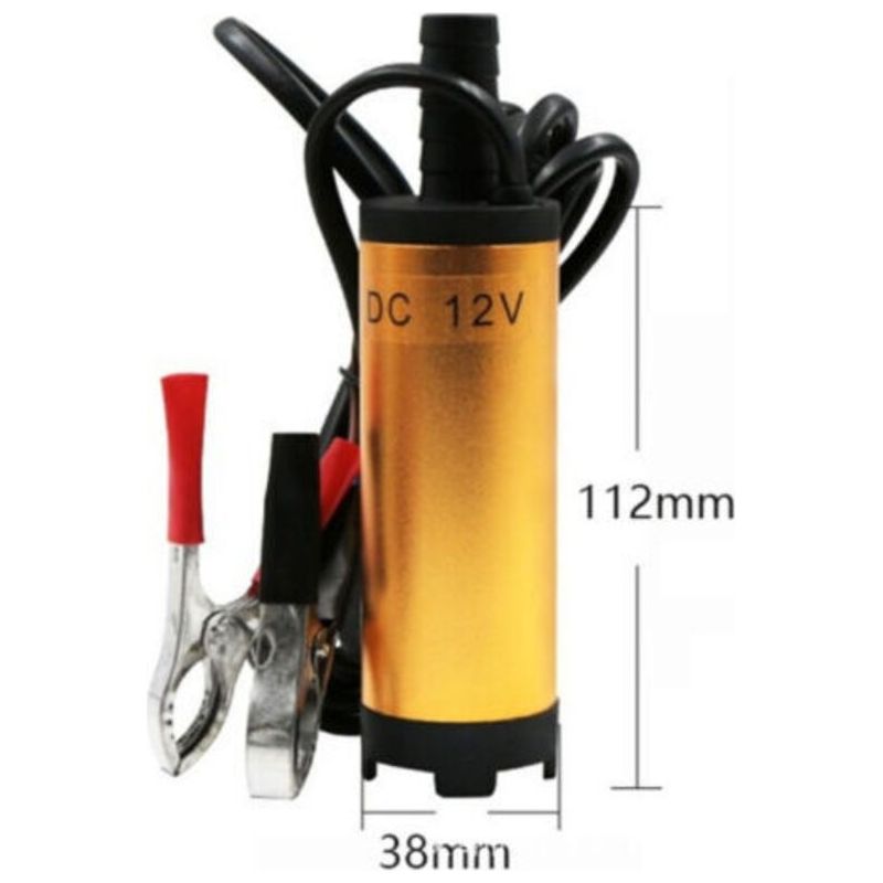 Or Pompe Submersible Électrique Dc 12v Pompes Submersibles En Acier Inoxydable Pour L'Eau Huile Kérosène 12 L/min Outil De Ravitaillement
