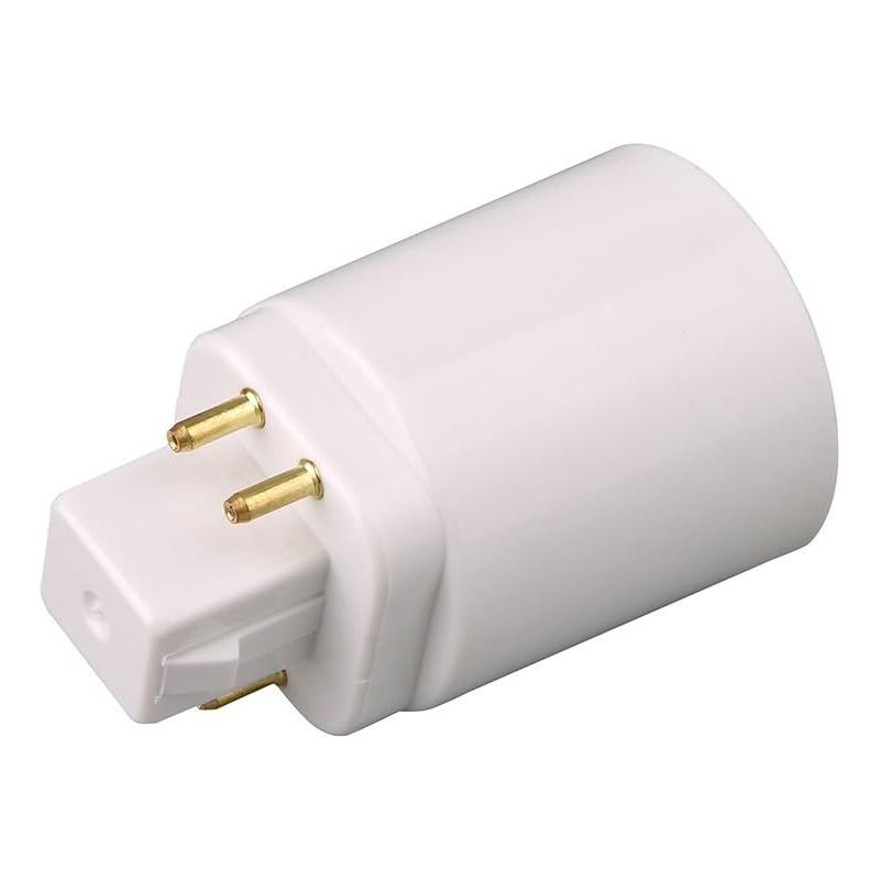 Adaptateur De Lampe Led Gx24q Vers Douille E27 4 Broches（2pcs）
