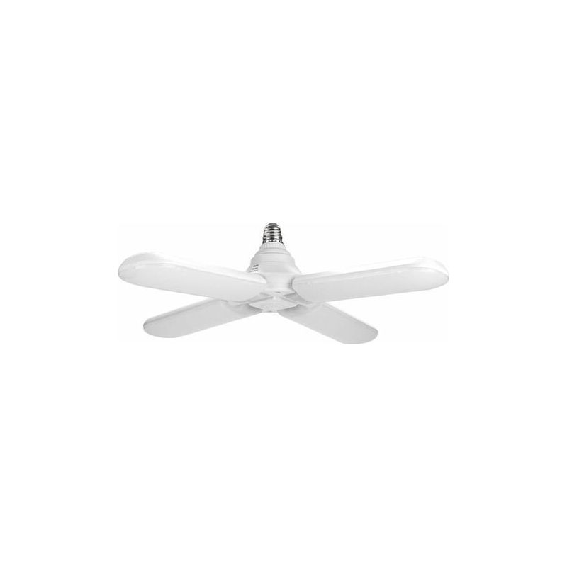Plafonnier Led, 60w E27 Ac95-265v Quatre Lampes Suspendues Au Plafond À Led Super Lumineuses, Lampe De Ventilateur Pliante