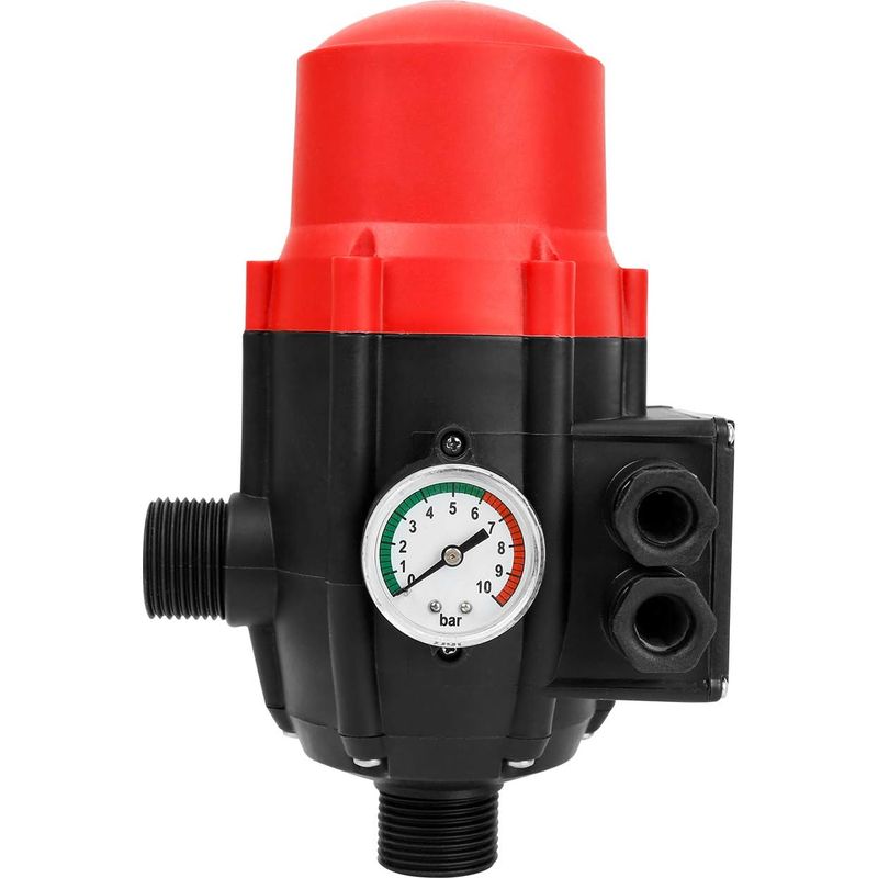 Pressostat Électrique Pour Pompe À Eau 10 Bar – Protection Contre Marche À Sec – Clapet Anti-retour Intégré – Ip65