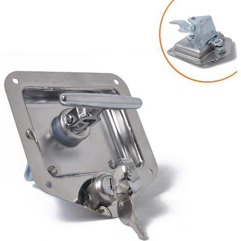 Serrure Antivol En Acier Inoxydable Pour Remorque Et Camion – Système De Verrouillage Avec Joint Étanche – Résistant À La Corrosion