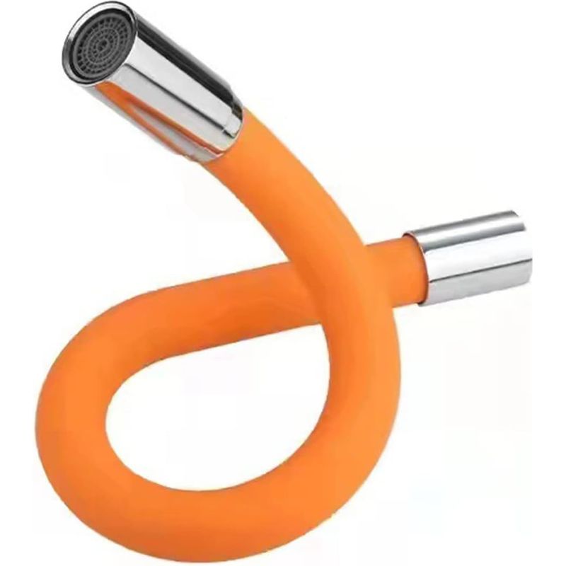 Flexible Tube De Robinet De Cuisine Tuyau De Pulvérisation D'Extension Pour Robinet De Cuisine Rallonge De Robinet Anti-éclaboussures Rotative Rallonge De Robinet À 360 Degrés (20cm)